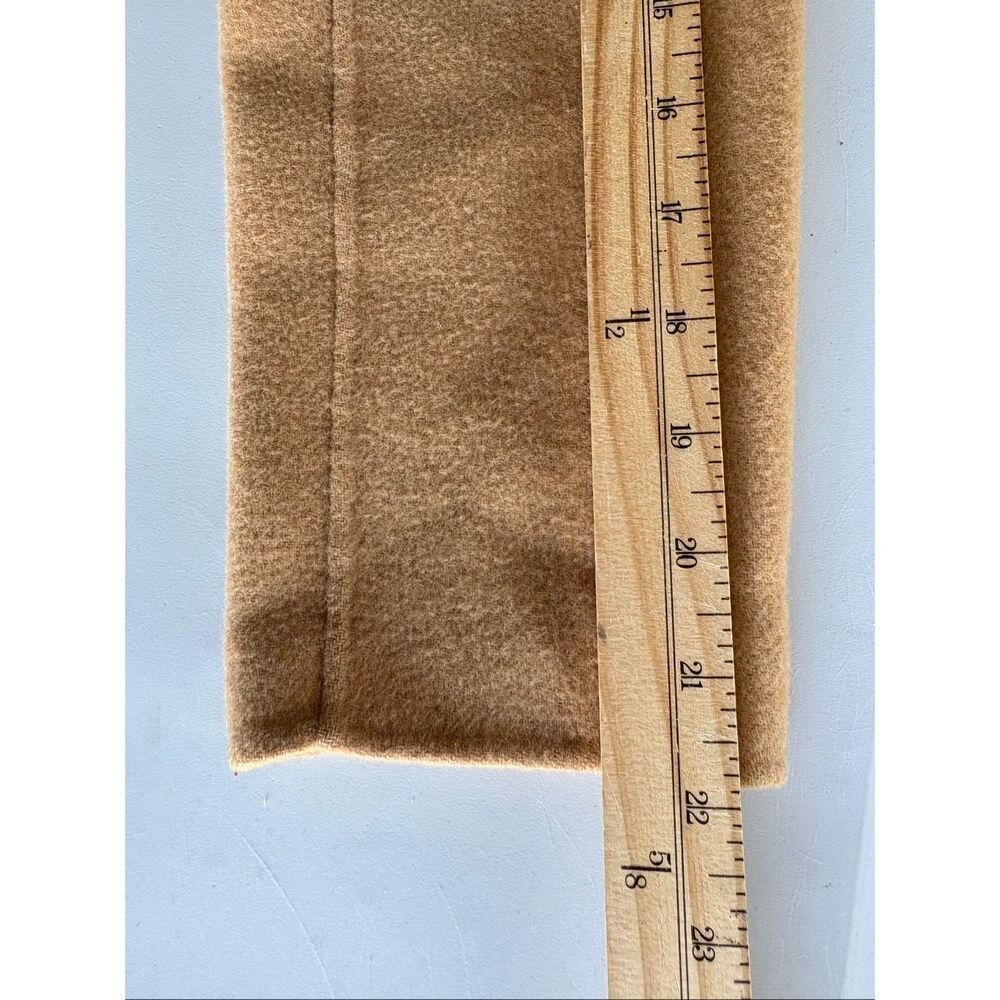 Kate Hill Petites Camel Wool Blend Jacket Blazer Size M Soft Minimalist Classic - Picture 7 of 8